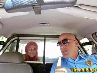 Pink Haired Teen stunner Aidra Fox Slammed by the fabulous to trot Cop | xHamster