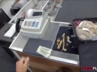 Amateur Latina Stewardess Pussy Nailed At The Pawnshop
