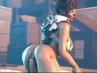 Overwatch tracer 성인 클립